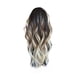 thumbnail image 1 of Women's Brown Mixed Color Gradient Medium Length Curly Wig, 1 of 5