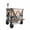 Gray, variant on Double Decker Camping Wagon, 440lbs Heavy Duty 2 Tier Utility Cart with 320L Capacity, Collapsible Wagon with All-Terrain Wheels & Brakes for Camping, Beach, Fishing, Grocery, Blue