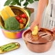 thumbnail image 5 of Cuenco de Acero Inoxidable Yuarrent Amplio para Cocina y Comedor Oro, 5 of 6