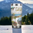 thumbnail image 2 of City Tumbler for City Lover,20oz Double Wall Vacuum Insulated Stainless Steel Coffee Cups (San diego), 2 of 6