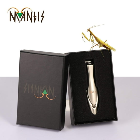 Nail Clipper, MANTIS Heavy Duty Deluxe Nail Trimmer, Large, Champagne, Stainless Steel [Pack of 1]