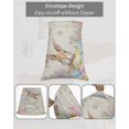 thumbnail image 6 of Easter King Pillow Cases Set of 2 - Microfiber Bed Throw Pillow Covers, Vintage Spring Bunny Eggs Farmhouse Floral Leaves Decorative Lumbar Pillow Cover with Envelope Closure for Sofa/Travel 20"x36", 6 of 6