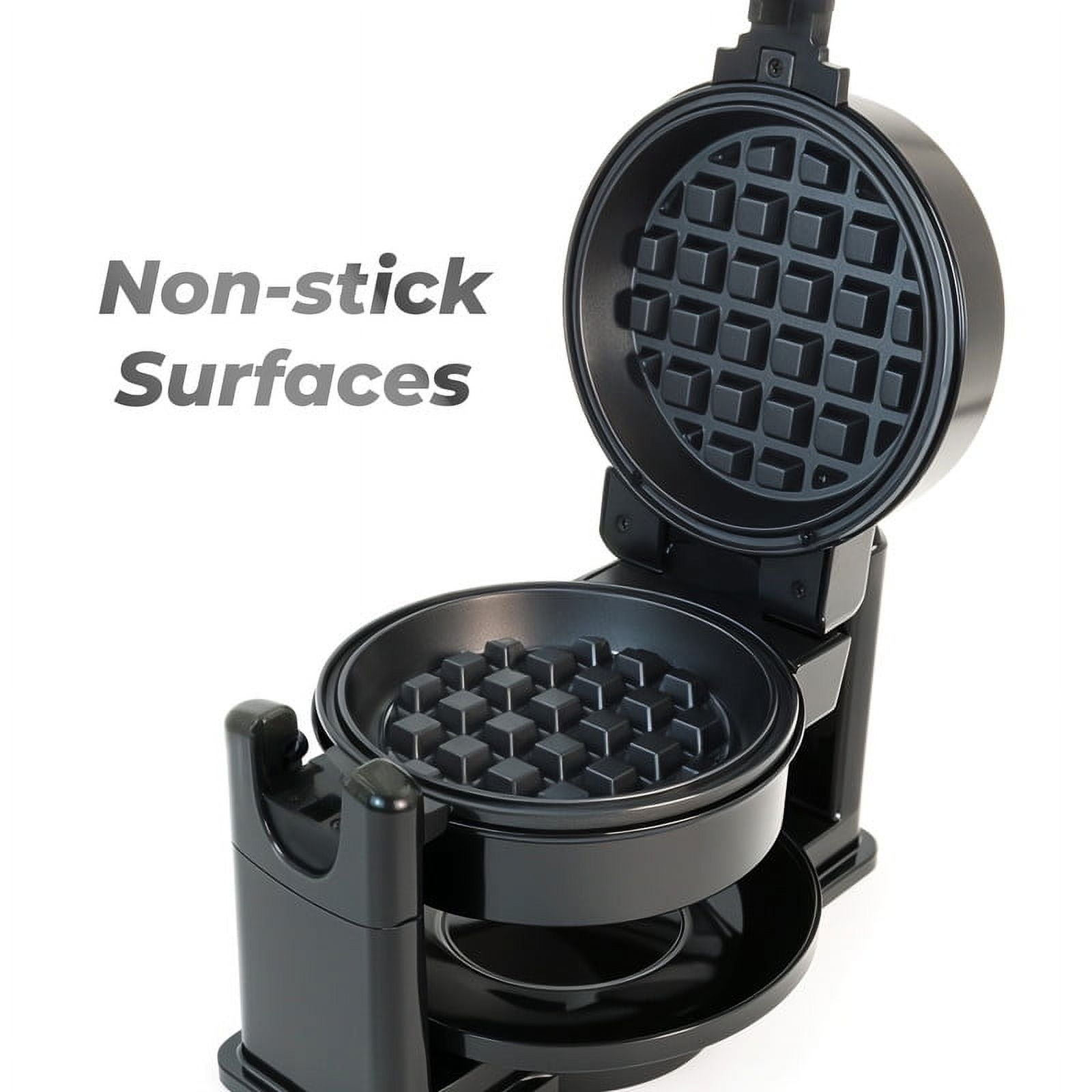 Elite Cuisine EWM654 Flip Belgian 1.25-inch Waffle Maker