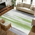 thumbnail image 3 of Sage Green Grey Ombre Area Rugs 5x7 for Living Room, Abstract Art Oil Painting Modern Non Slip Washable Rug Runner, Low Pile Indoor Floor Carpet Mat Bathroom Rugs for Bedroom, Kids Room, 3 of 9
