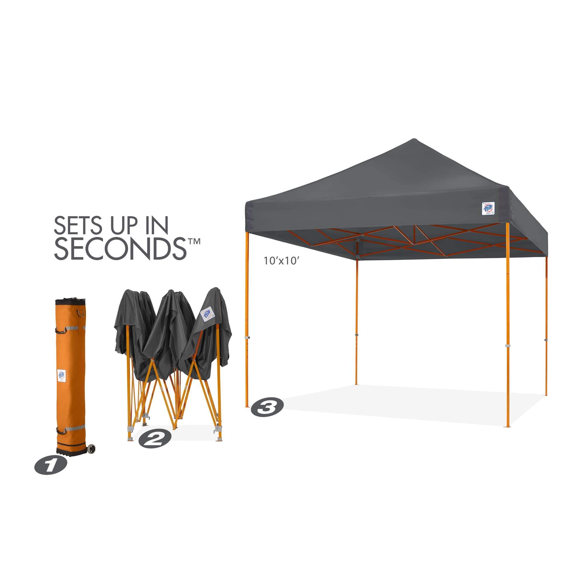 E Z Up Vantage Instant Shelter Outdoor Canopy 10 x 10