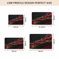thumbnail image 5 of Red Marble Door Mat Indoor Outdoor, Gold Abstract Vintage Modern Ombre Art Non Slip Welcome Mat with Rubber Backing, Absorbent Fabric Front Door Mats Entryway Rug for Home Patio Entrance 20"x31.5", 5 of 9