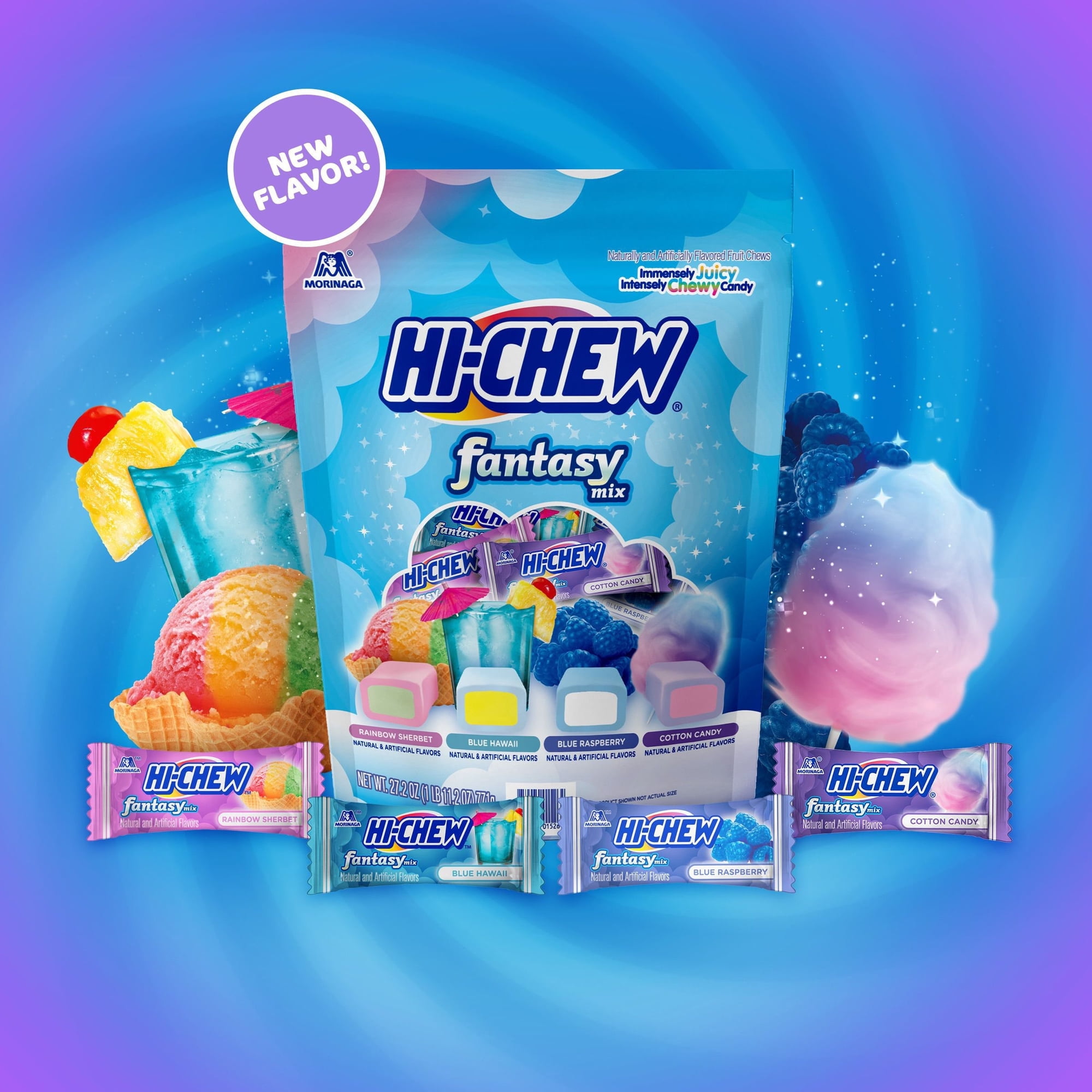 HI-CHEW Fantasy Mix Variety Pack Chewy Candy, 27.2 oz.