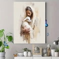thumbnail image 4 of UXIEQU Jesus Holding Lamb Canvas Wall Art Print 15.75x11.81 Inches, 4 of 8