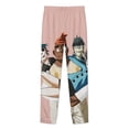 thumbnail image 4 of Gorillaz Members Womens Pajama Set Loungewear Cozy Soft House Wear Sets Long Sleeve Round Neck T Shirt Top Bottom Pants Sleepwear, 4 of 9