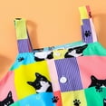 thumbnail image 5 of Toimothcn Baby Girls Romper Jumpsuits Sleeveless Cute Cartoon Cat Printed Romper Soft Loose Breathable Jumpsuits 2-3 Years, 5 of 7