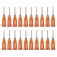 thumbnail image 1 of Agujas de dispensación de 15Ga, 52PCS, agujas de dispensación de punta roma de 1/2 pulgada con bloqueo Luer para rellenar tintas líquidas, adhesivos, aceites, marrón oscuro, 1 of 7