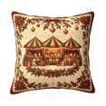thumbnail image 5 of 2D Christmas Pillow Cover, Xmas Throw Pillow Case, Sofa Bedroom Home Holiday Decor, 17.71 in, 5 of 6