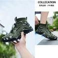 thumbnail image 5 of XIMIN Men's Stylish High Top Durable Boots Lightweight Comfortable Non-Slip lace-up Shoes Suitable Outdoor Activities Sports Mountain Camping Hiking Shoes (9, Camouflage), 5 of 6