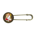 thumbnail image 1 of Culture Eighteen Arhats Figure Retro Metal Brooch Pin Clip Jewelry, 1 of 3