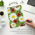 thumbnail image 5 of FMSHPON Ladybirds Flowers Clipboard Hardboard Wood Nursing Clip Board and Pull for Standard A4 Letter 13x9 inches, 5 of 7