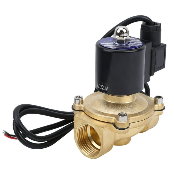 Válvula Magnética Solenoide Eléctrica De Latón Normalmente Cerrada G1/2 "DC 24V Para Control De Agua VoborMX Herramienta | Bodega Aurrera En Línea