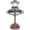 Stone, variant on Solar Outdoor Bird Bath Vintage Resin Pedestal Fountain Decoration for Yard, Garden w/Planter Base, Feeder, Decorative Bird Cage, Fillable Stand - Bronze