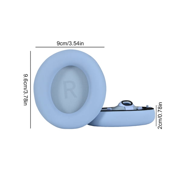 Almohadillas de repuesto para los oídos almohadillas de espuma viscoelástica para Anker Soundcore Space One 1 par