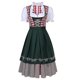 thumbnail image 4 of Vestido tradicional alemán a cuadros de alta calidad, traje Dirndl de Oktoberfest, traje para mujeres adultas, fiesta de lujo de Halloween, 4 of 5