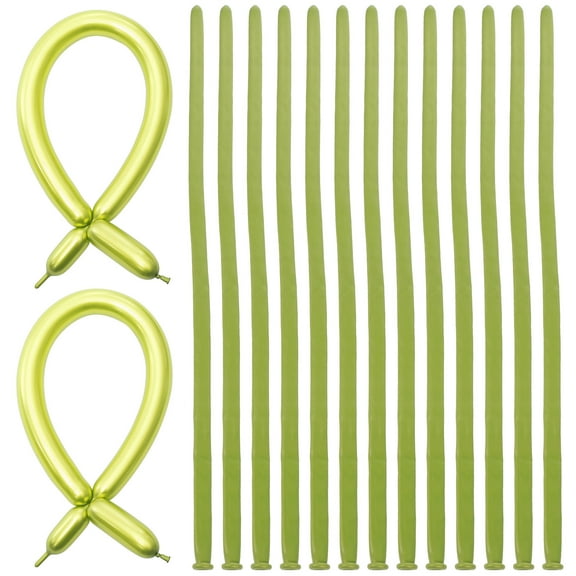 Weis 100Pcs Long Balloons Latex Twisting Balloon Party Festive Balloons for Animals Modeling