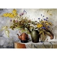 thumbnail image 3 of Fischer, Carl H. 18x14 Black Modern Framed Museum Art Print Titled - Cornflowers, Daisies and Other Flowers In a Vase, 3 of 5