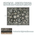 thumbnail image 7 of SIXHOME 8'x10' Area Rug Washable Retro Living Room Bedroom Carpet Soft Floral Distressed Indoor Rug Vintage Brown, 7 of 7