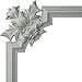 thumbnail image 3 of Ekena Millwork PML19X19BE 19.62 In. W X 19.62 In. H- Architectural Bedford Panel Moulding Corner, 3 of 4