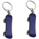 thumbnail image 3 of Juego de 2 llaveros KAIYANG con forma de patineta azul abridor de botellas, 3 of 5