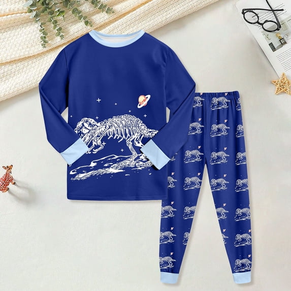 eczipvz Kids & Toddler Boys Pajamas Pjs Set 95% Cotton Sleepwear,Size 7-8 Years