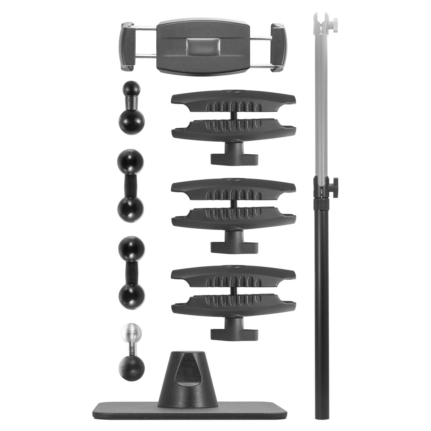 iBOLT Stream-Cast Stand Adjustable Overhead Phone Mount for Live Streaming Tutorial Videos and Photos. Great for Crafters, Bakers, Artists- iPhone Xs, Samsung Galaxy S9, Note 9 Etc.