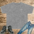 thumbnail image 3 of Unisex Mineral Wash T-Shirt, Jesus Inspires, Short Sleeve Shirt, 3 of 11