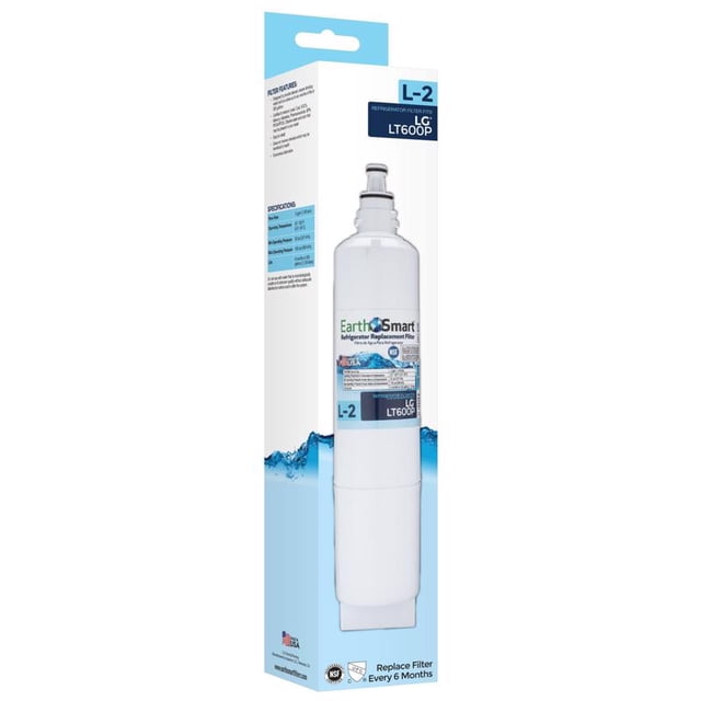 Filtro de repuesto EarthSmart L-2 para refrigerador LG LT600P