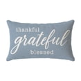 thumbnail image 2 of 12X20 Fall Pillow Cover Thankful Grateful Blessed Print Decorative Lumbar Pillow for Thanksgiving Decor Fall Home Decor Gift Idea Linen Rectangle Throw Pillow Cover, 2 of 7