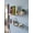 Clear, variant on Acrylic Bathroom Floating Shelf with Front Lip, Wall Mounted