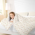 thumbnail image 3 of Erosebridal Orange Floral Twin Comforter Sets for Girls, Chic Flower Bedding Set, Reversible, 2pcs, 3 of 6