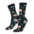 thumbnail image 1 of Balery Baby Sloths Sleeping Calcetas Largas con Estampado para Hombre y Mujer – Suaves y Transpirables, Talla Única (US 5-11), 1 of 6