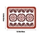 thumbnail image 3 of RKSTN Retro Placemats Placemat Leather Home Printing Insulation Pad Watertight Placemat Hotel Non-Slip Western Food Mat, 3 of 8