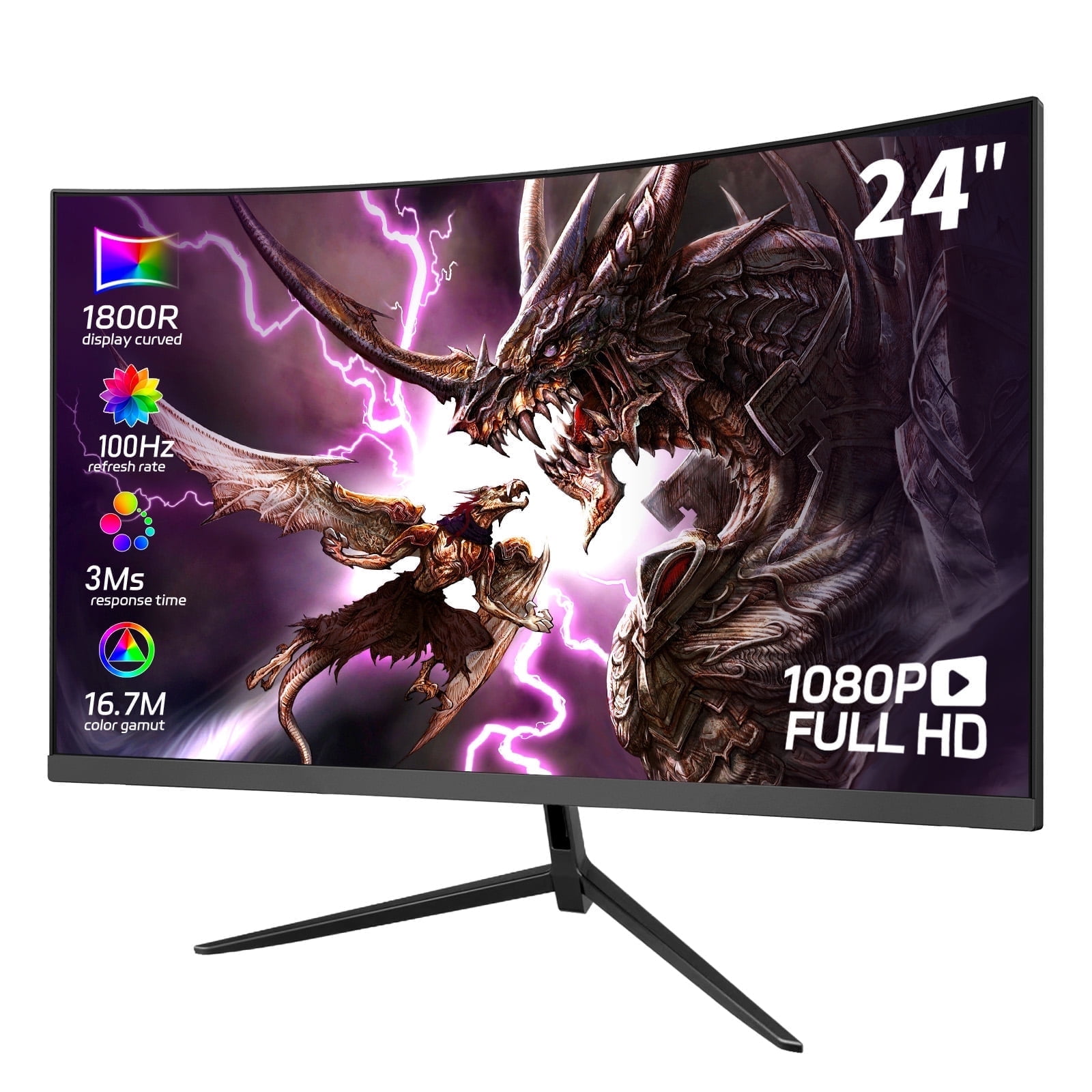 24インチ 180hz 1ms 湾曲モニター　UG24 Z-EDGE UG24 24