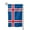 Square, variant on Iceland Flag Double Sided Garden Flag for Indoor Outdoor Decorations 12.5 * 18 Inches Square