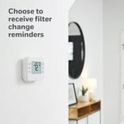Honeywell Thermostat, 5-2 Day Digital Programmable Thermostat, White