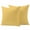 Yellow, variant on Pure Yellow Outdoor Pillow Covers, Waterproof Decorative Throw Pillowcases Set of 2, Simple Solid Color Couch Cushion Cases with Zipper for Outside Patio Garden Sofa 18"x18"