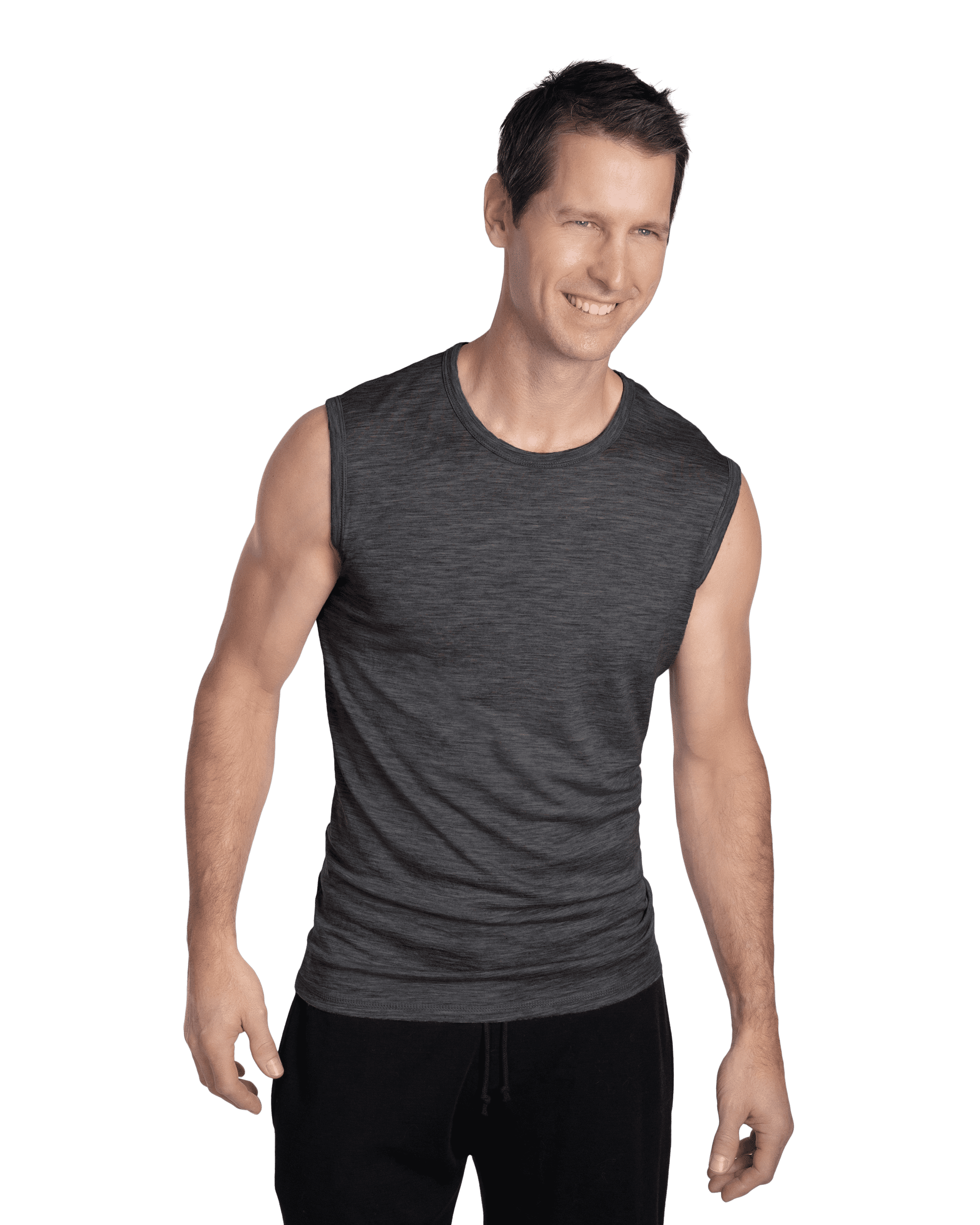 Woolly Clothing Men's Merino Wool Tank Top Ultralight Wicking