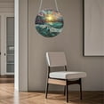 thumbnail image 6 of Ocean Sunset Acrylic Wall Art Coastal Themed Window Hanging Decoration Beach Style Home Decor For Living Room Bedroom, 6 of 6