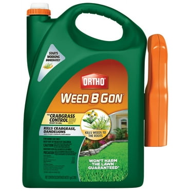 Ortho Weed B Gon Plus Crabgrass Control Weed Killer, Ready-to-Use Trigger Sprayer, 1 gal