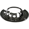 thumbnail image 2 of Dorman 947-020 Front Driver Side Brake Dust Shield for Specific Ford Models, Black Fits select: 2005 FORD F250, 2005 FORD F350, 2 of 4