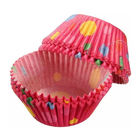 

Limei Reusable Silicone Baking Cups Muffin Liners - Pack of 100 Multicolor