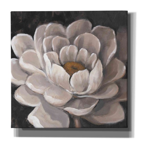 Epic Graffiti 'Neutral Fleur I' by Tim O'Toole, Canvas Wall Art, 12"x12"