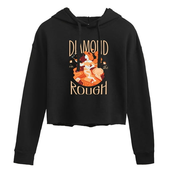 Disney - Diamond In The Rough  - Juniors Cropped Pullover Hoodie