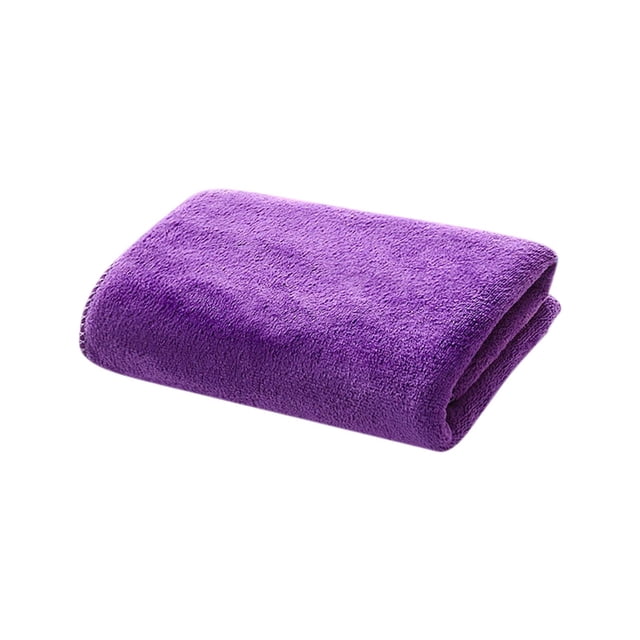 Concise Purified Towel High Density and Thick Fleece Towel Soft and Absorbent Washcloth 12X28In
