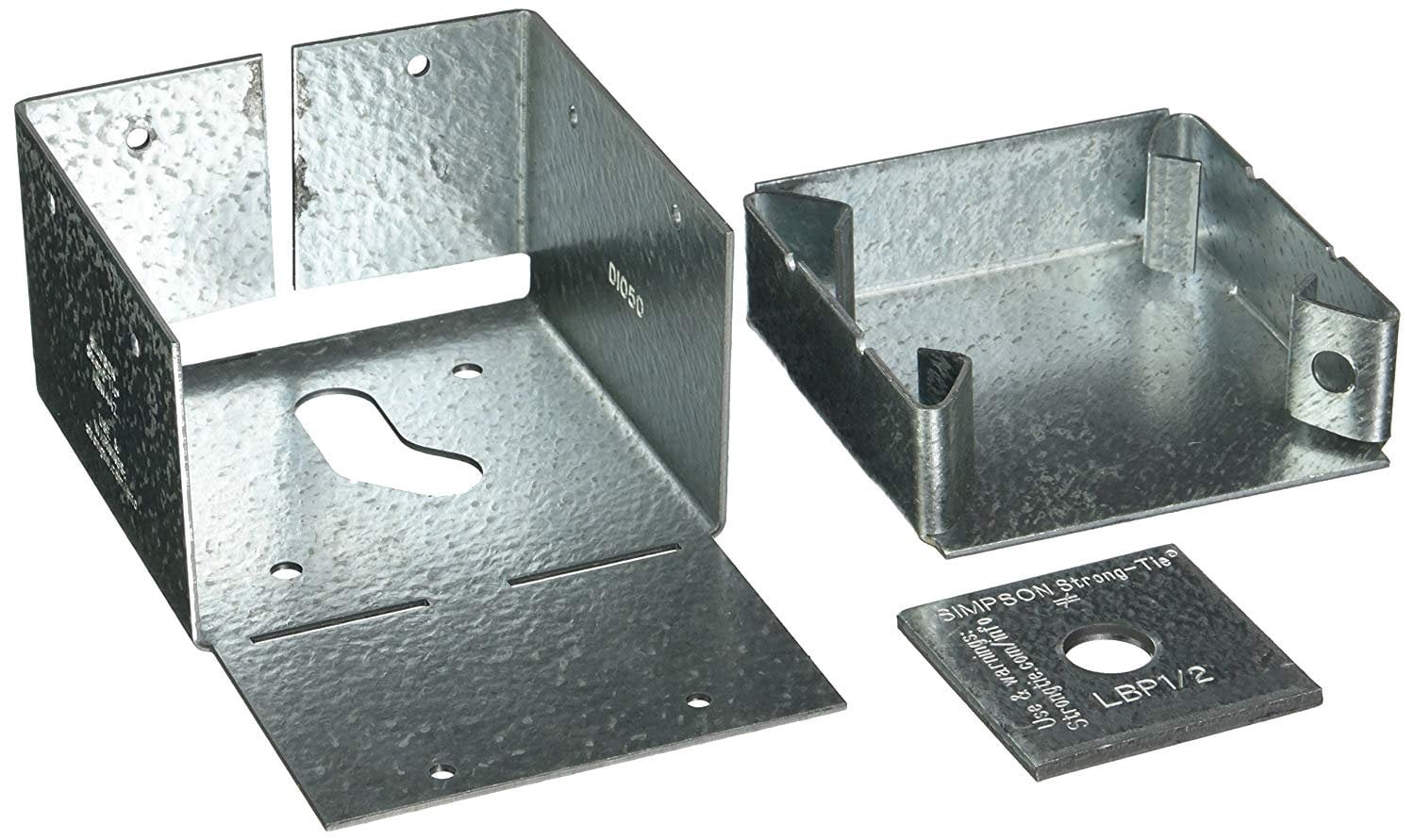 Standoff Post Base - Post Brackets - The Home Depot - View #7